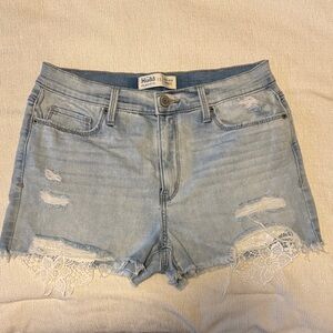 Mudd Light Blue Denim Shorts